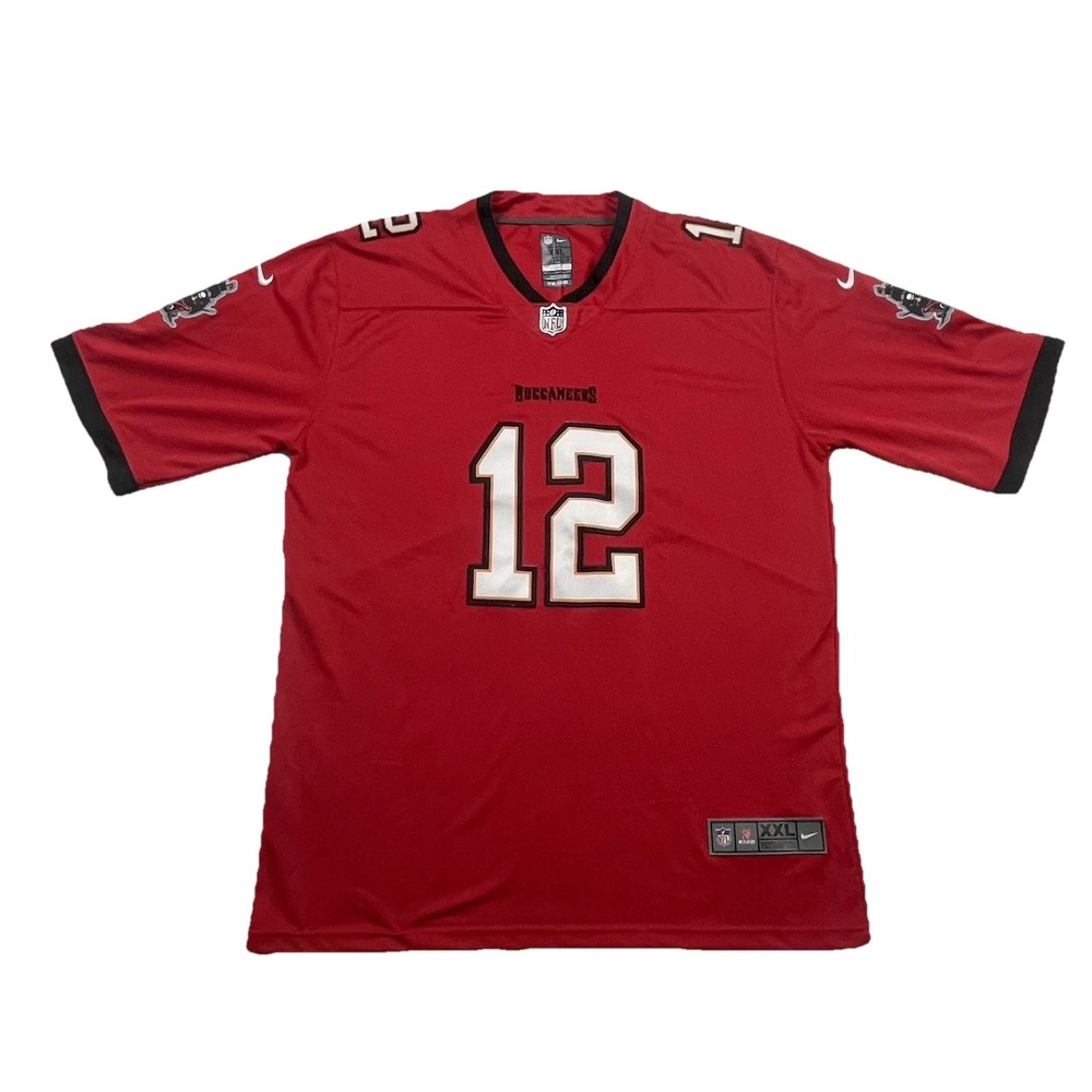 Tom Brady Tampa Bay Buccaneers Nike STITCHED Vapor Limited Jersey - 2XL - Red